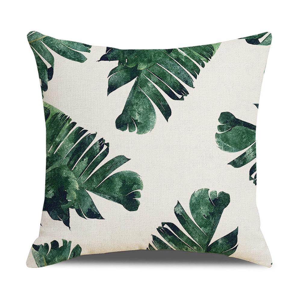 Nordic Tropical Plant Pillowcase - New Home & Office Decor Cushion Cover