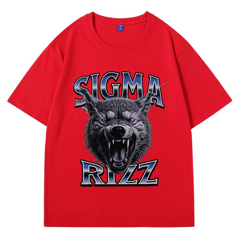 

Футболка Sigma Rizz Смешная Графическая Футболка с Мемом Мужская Одежда Эстетика 90-х Подарок для Него Короткий Рукав Ретро Харадзюку Футболки Мужские S