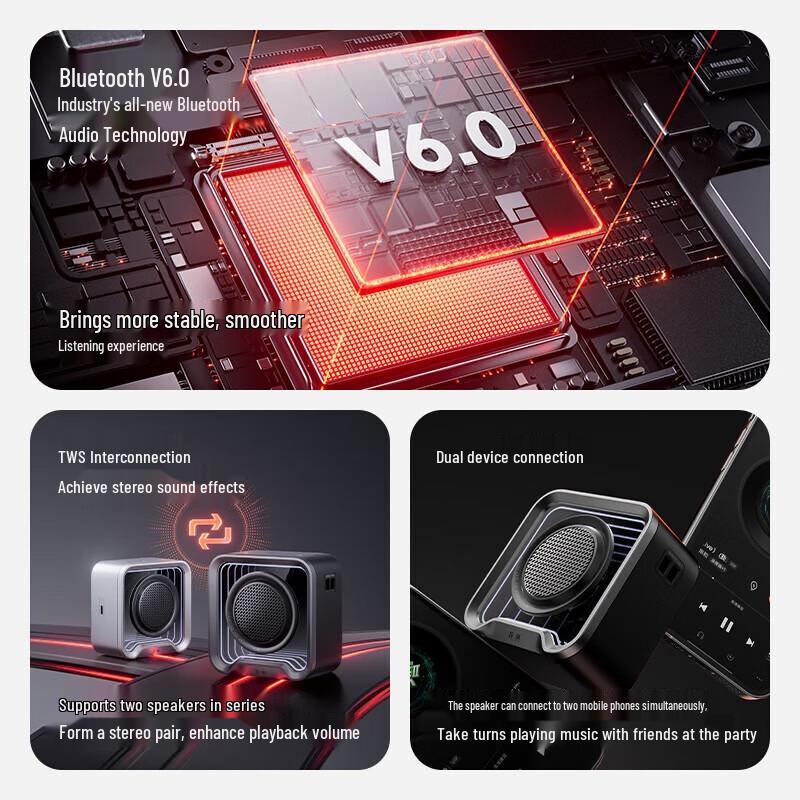 EDIFIER Halo Nano Portable Bluetooth Speaker