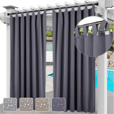 1Panel Outdoor Waterproof High Blackout Curtain, Modern High-precision Curtains for Balcony, Terrace, Pavilion, Outdoor Curtains