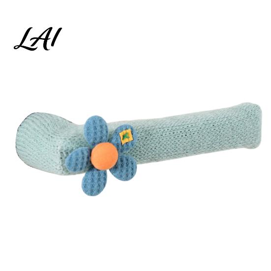 Decorative Furniture Sleeves Knitted Doorknob Covers Thick Anti‑Slip Feet Protector Sleeves Door Handle Soft Acrylic Wraps Cushion Pads,