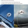 2 PCS Stainless Steel Car Hood P Kit, Quick Release Hood Cover Pin Lock Appearance Kit With Racing Lanyard, Universal Engine Bumper Bonnet Pin For