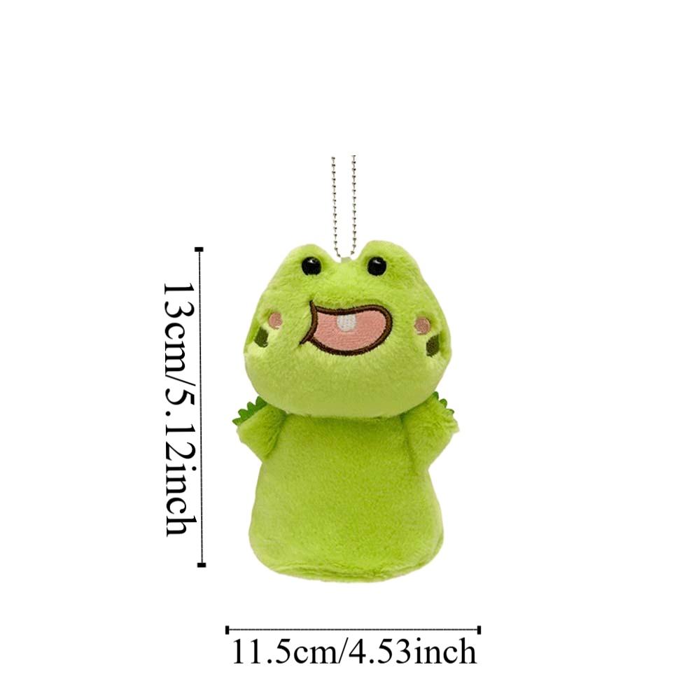 2pcs/set Surprising Frog Gift Bag Keychain Cute Plush Gift Ring Box  Festival Gift