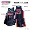 American Basketball Jersey Set Printed Children's Adult Jersey Gradual Change Vest Quick Drying Training Jersey from One Approval