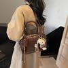 Retro fashion handbag bag women's new large-capacity shoulder pillow bag commuter messenger bag