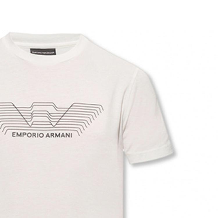Emporio Armani SS22 T Shirt Men's White 3L1TFD-1JPZZ-0101