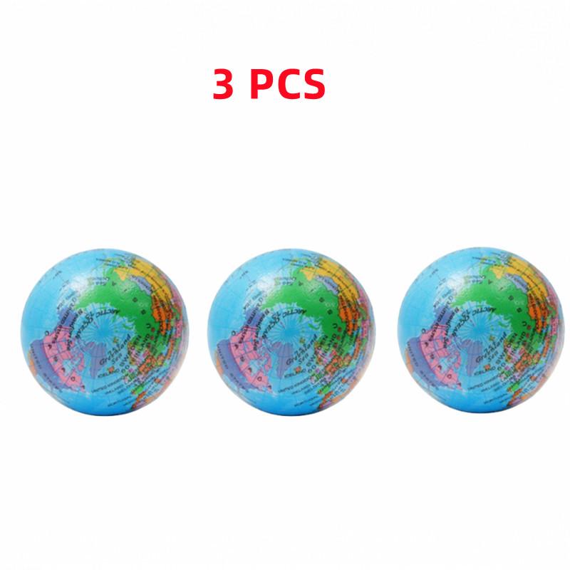 Mini foam earth extrusion toy Soft sponge earth world map ball world map toy Children adult decompression novelty toy