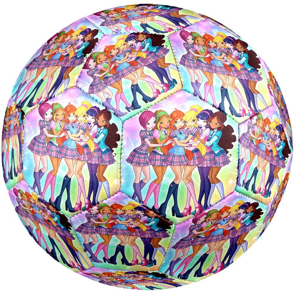 Pallone da Calcio Winx Club Taglia 5, Adatto per Partite Indoor e Outdoor, un Regalo Adatto a Tutti.