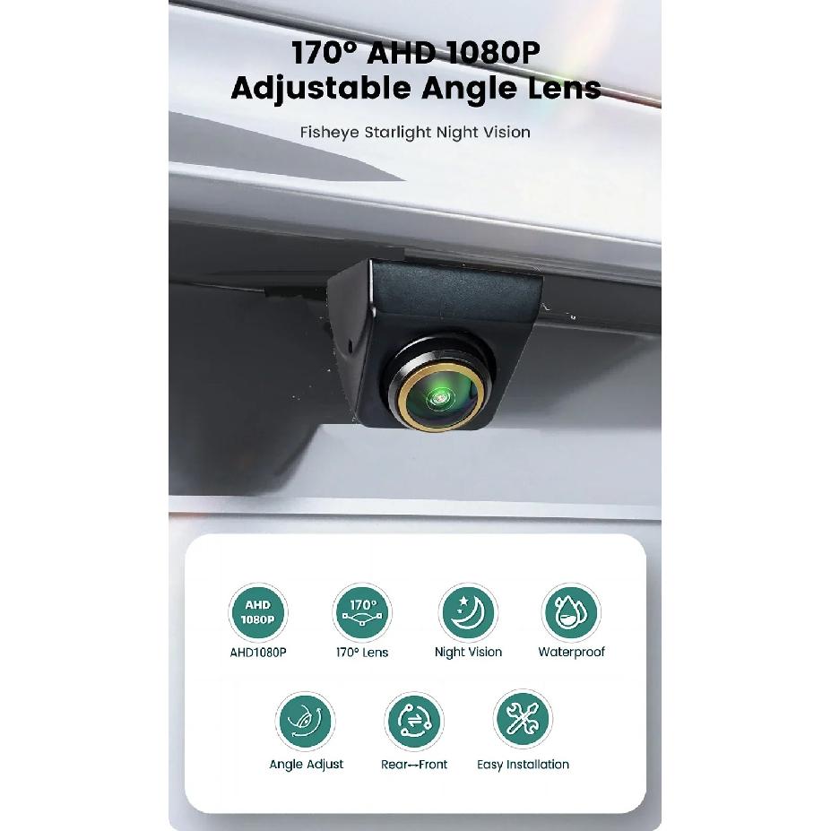 Car Rear View Camera 1080P Full HD CVBS AHD Reversing Rear Camera 170° Wide Angle Night Vision Fisheye Len Car Reversing Camera