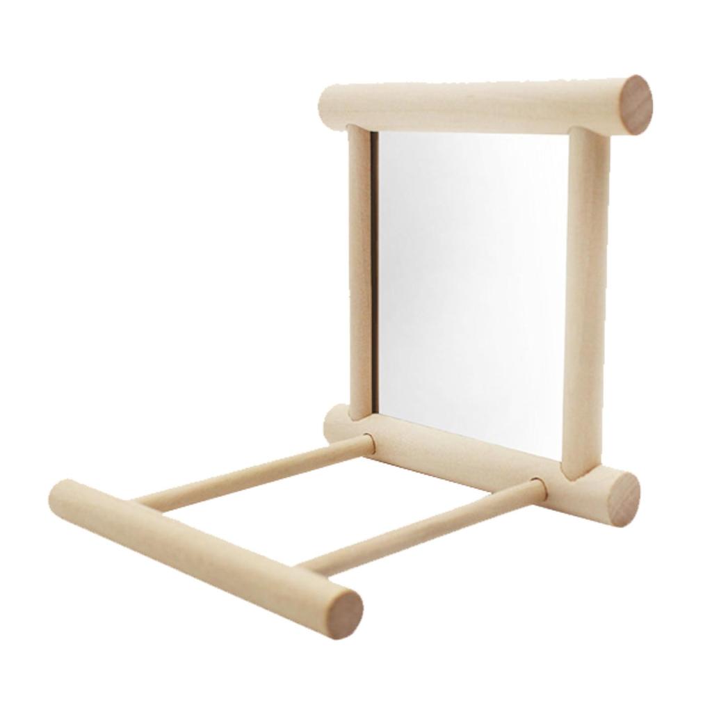 Parrot Toys Square Mirror for Birdcages