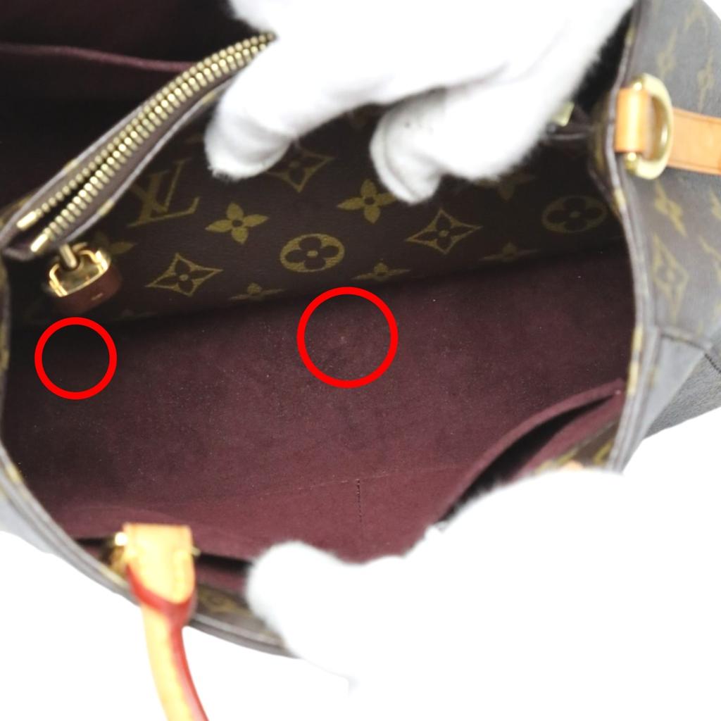 LOUIS VUITTON Monogram Montaigne BB Shoulder Bag Monogram canvas Brown M41055 Used