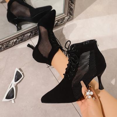 Fashion New In High Heels Ladies Sandals Designer Shoes for Women 2025 Ankle Boots for Women Khaki Black Botas Mujer Bottines