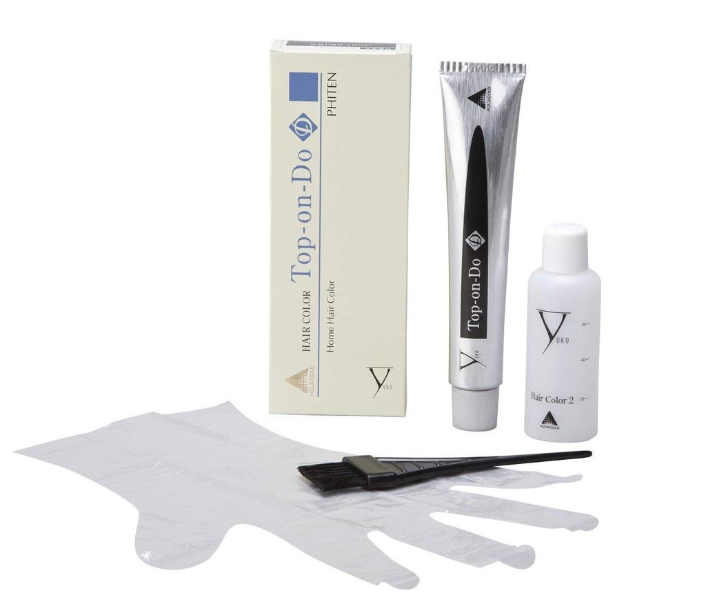 Phiten Top-on-Do D (gray hair dye) BE6 (light brown) x 2-pack