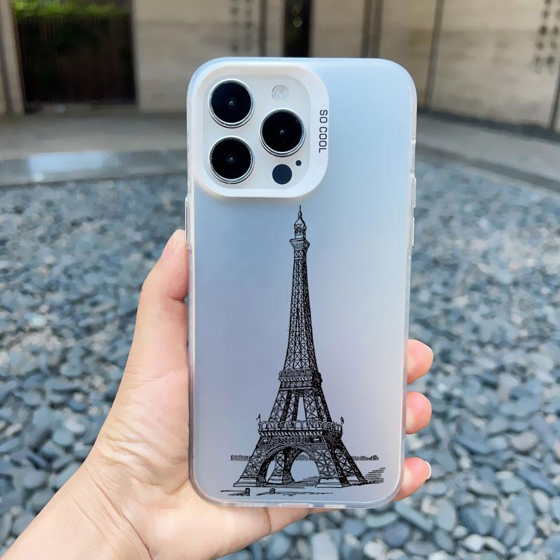 World Famous Historical Landmark Building Phone Case for Iphone 15 14 Plus Pro MAX 11 12 13 Mini Pro Max Shockproof Laser Covers