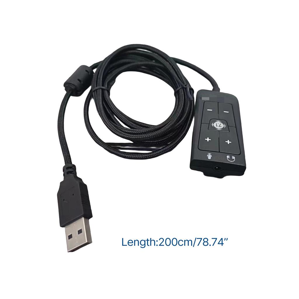 Pozvedne váš herní zážitek s adaptérem USB na 3,5mm jack, USB na AUX, externí stereo zvuková karta pro Cloud2 7.1