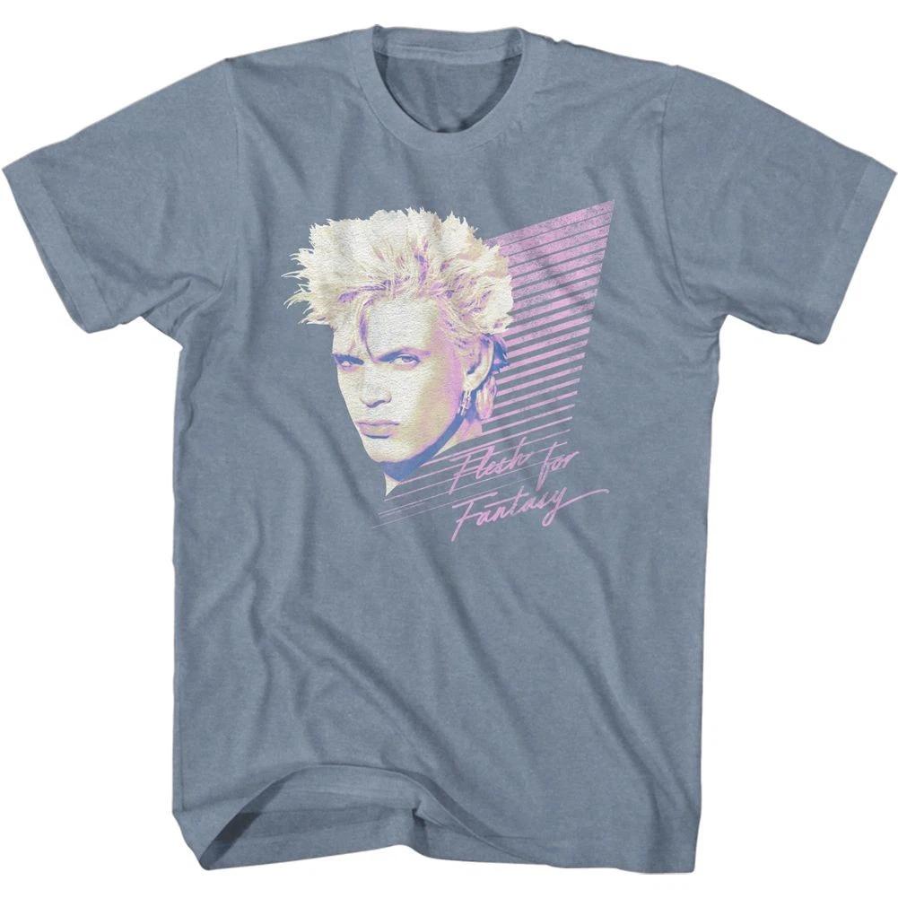 Billy Idol Flesh For Fantasy Indigo Heather Music Shirt 150