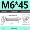 304 Stainless Steel Phillips Round Head Screw with Flat Washer M3/M4/M5/M6