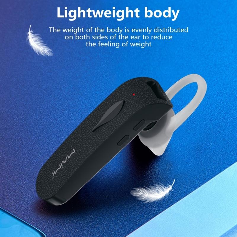 HL22 Single Ear Wireless Earbud BLE5.1 Bluetooth-compatible Headsets Ear Hook Sports Earphone for Cycling Business