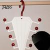 Talos V Shaped Double-Sided Closet Organizer, with 360° Rotating, Space Saving Multi-Layer Vertical Hanger, for Hats Bags Ties Scarves
