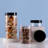 Plastic Pet Cream Bottle: 30g/50g/100g with Black Lid, 68Tooth Design, for Skincare, 700g
