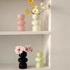 Modern Creative Glass Vase Hydroponics Flower Bottle Container Desktop Ornament Nordic Simple Living Room Home Decoration