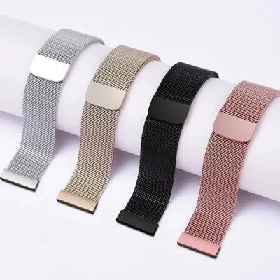 Pasek Milanese do Samsung Galaxy watch 7 6 5 pro 4 classic 3 Active 2 40mm/44mm bransoleta Huawei GT 2 2e 3 4 20mm 22mm pasek