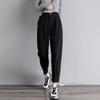 Women's Clothing New Korean Fashion Loose Simplicity Casual Handsome Zipper Solid Pockets Button Office Lady Spring Summer Pants