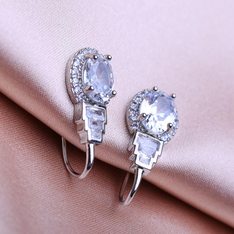 KNIKOO Earrings For Women Fashion Cubic Zirconia Earrings Jewerly For Wedding Party Gifts