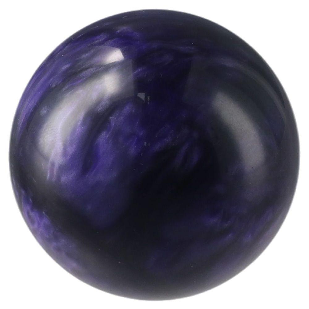 Universal 5 6 Speed Shifter Knobs Gear Shift Knob Round Ball Shift Knob Automatic Shifter  for Car (Purple,White)
