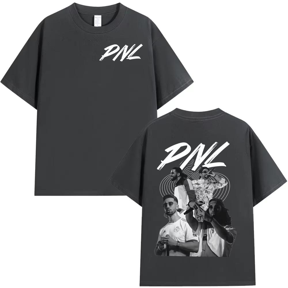 Rapper PNL Que la famille Alubm graphics 100Cotton music Tshirt Men 2026 New Summer Hip hop unisex Short sleeve shirt fan gifts