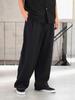 B:MING LIFE STORE by BEAMS Ambience Polyester 2-Pleats Pants, Men's, Black, Size S (92230184247)