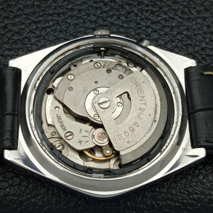 USED JAPAN OLD ORIENT CRYSTAL AUTOMATIC 46941 MENS ORIGINAL DIAL WATCH A416171-2 R10621f-a416171