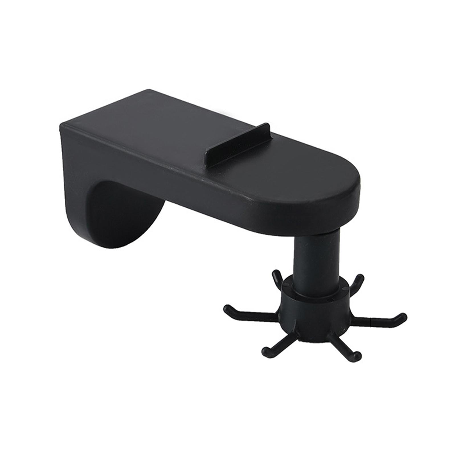 

Подвеска для хранения посуды, подвесная полка-держатель без перфорации, под полками для кухонных принадлежностей для ванной комнаты чёрный