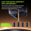 Creality "Unicorn" K2 Plus/K2/Hi Combo Quick-Swap Nozzle Kit 0.2/0.4/0.6/0.8mm with  Tool All-metal Integrated Nozzle for K2