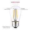 Edison S14 Retro LED Filament Bulb - Decorative Glass Imitation Outdoor Camping Light