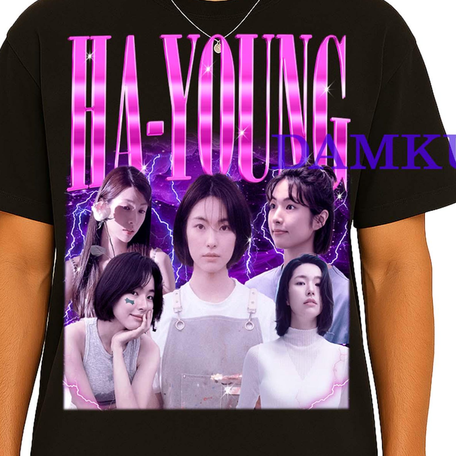 Anh Ha-Young Retro 90 s Tshirt, Ha-Young Vintage Fan Tees, Ha-Young Shirt, Ha-Young Homage Fan Gift, Ha-Young T-shirt & T-shirt Merch S