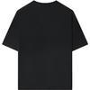 Fila American Series Solid Color Round Neck Casual Short Sleeve Drop Shoulder T-Shirt Unisex T-Shirts Black F11U329104FBK