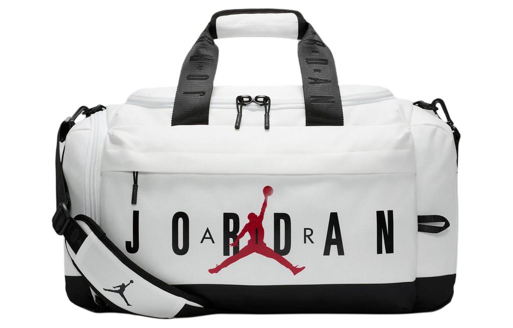 Jordan Polyester Handbag, Shoulder Bag, Crossbody Bag, Travel Bag Unisex White SM0920-001
