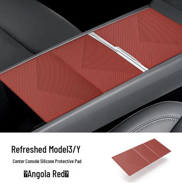 Silicone Water Cup Holder Mat for Tesla Model 3/Y/YL Console