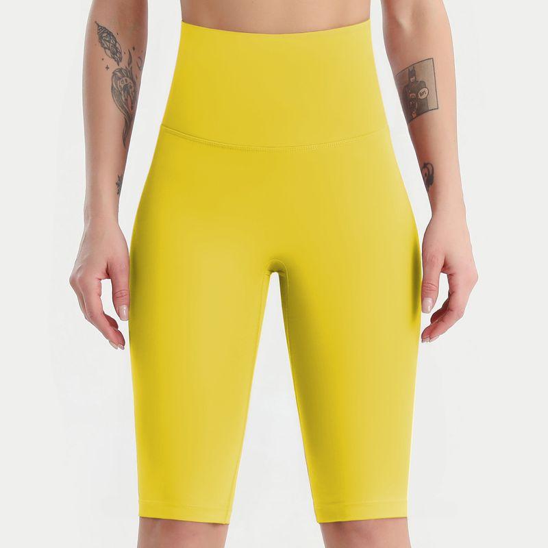 Yoga Shorts Women High Waist Buttock Lifting Leggings Nude Feel Training No T Line Fitness Sports Shorts Summer Fitness Pants