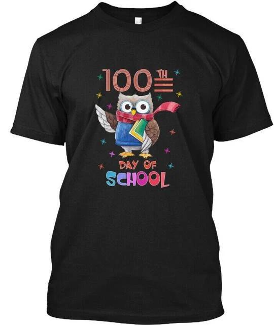 Cute Owl 100th Day Of School TTshirt Made in the USA Size S to 5XL XL