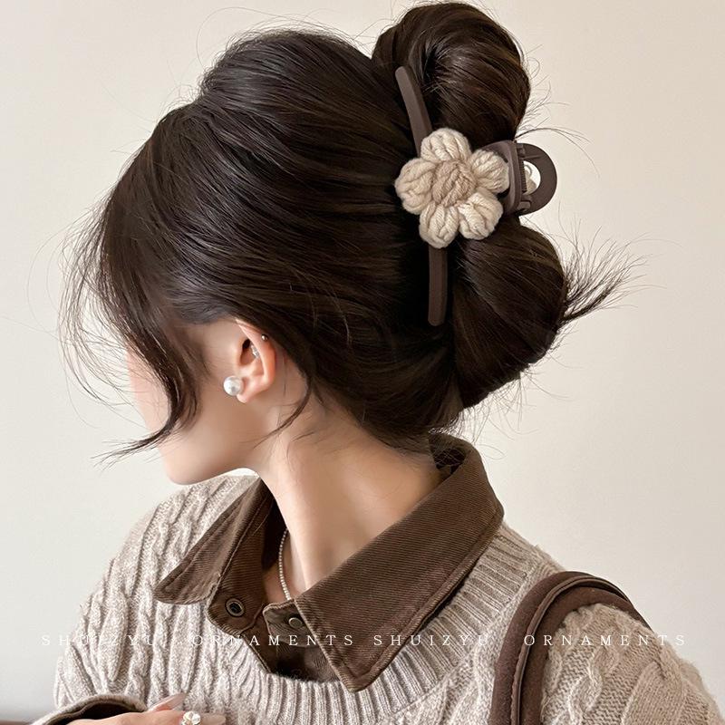 Knitted Embroidery Velcro Hair Sticker for Baby Bangs & Headwear