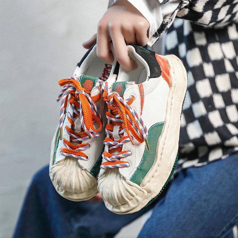 

Растворяющаяся обувь. Модная универсальная мужская и женская обувь. Цвет корпуса. Туфли с блокировкой. Пары. Повседневная парусиновая обувь. Низкие модные туфли. 35