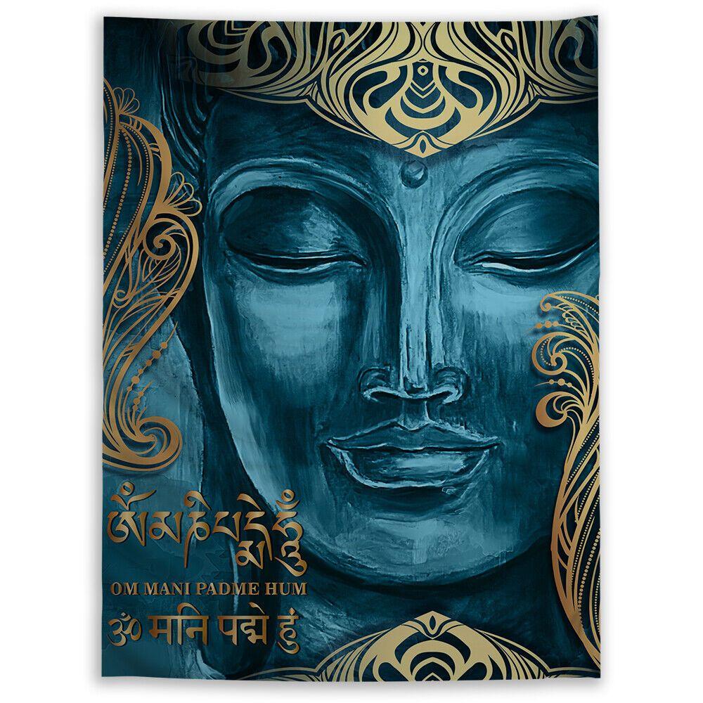 Tapestry Buddhist Religion 75x100 чёрный