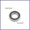 16003 2RS Ball Bearings Z2 17x35x8mm Double Sealed Chrome Steel 5pcs