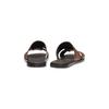 Boss Leather Slide Cutout Detail Medium Brown  50539243214 