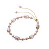 Korean Minimalist Crystal Pearl Beaded Bracelet - Cold Style Hand Jewelry Accessories