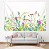 Bohemian Flower and Plant Aesthetics Tapestry Wall Hanging Bedroom, Living Room, Dormitory Home Decoration