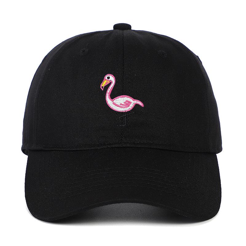 Embroidered Flamingo Soft Baseball Cap for Men & Women - Sun Protection Dad Hat