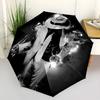 1pc Michael Joseph Jackson Dance Movement Automatic Folding Umbrella, Portable Collapsible Design, Casual Outdoor Accessory L1127015